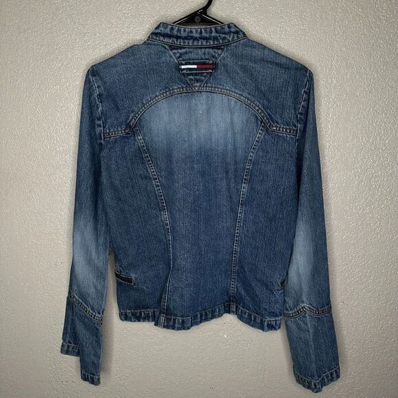 Y2K Tommy Hilfiger Jeans Denim Jacket XL - Picture 3 of 4